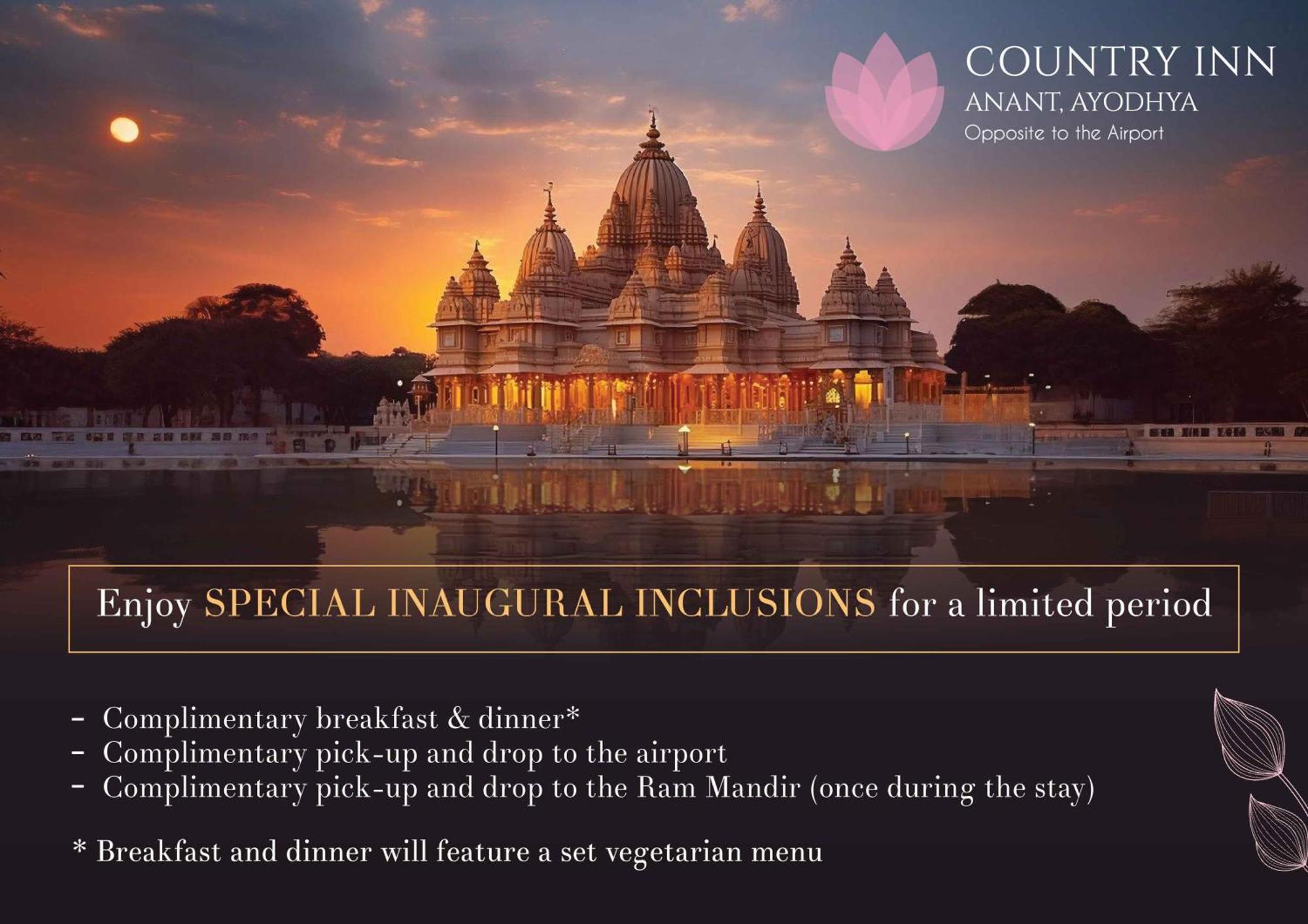 Country Inn Ayodhya - Opposite Airport Екстериор снимка